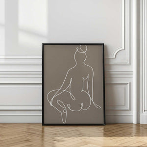 Tablou înramat „Sitting Down 02” de Pictufy Studio II