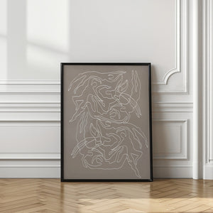 Tablou înramat „Swimmers” de Pictufy Studio II