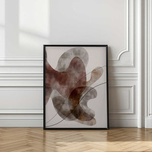 Tablou înramat „Red Seaweed” de Pictufy Studio II