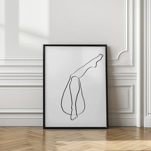 Tablou înramat „Legs” de Pictufy Studio II