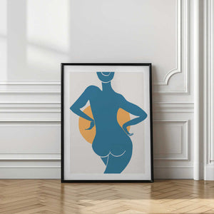 Tablou înramat „Blue Woman” de Pictufy Studio II