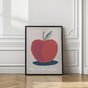 Tablou înramat „This is an Apple” de Pictufy Studio II