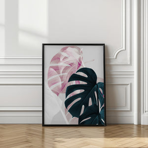 Tablou înramat „Monstera Creative 08” de Pictufy Studio III