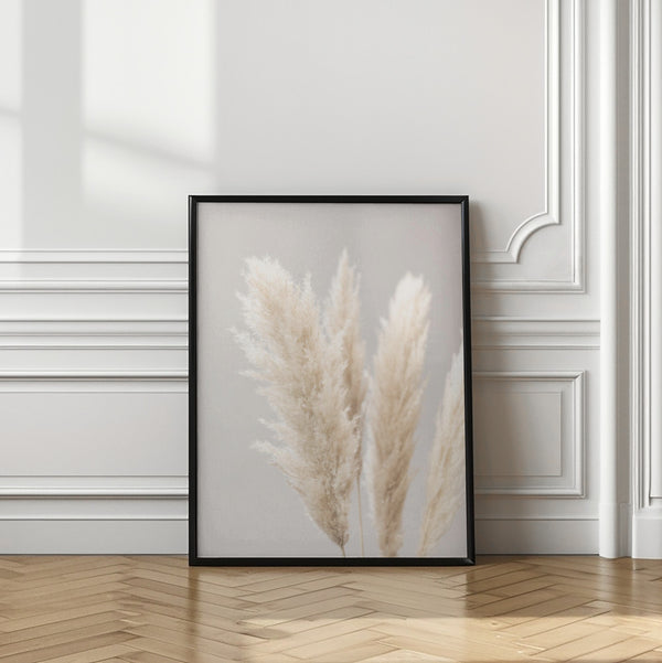 Tablou înramat „Pampas Grass Grey 02” de Pictufy Studio III