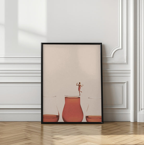 Tablou înramat „I prefer the full one” de Maarten Léon