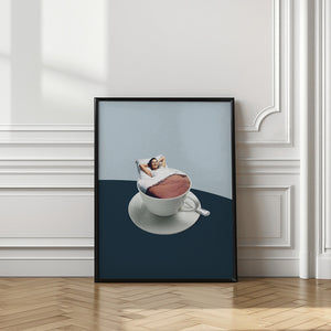 Tablou înramat „Morning rituals” de Maarten Léon