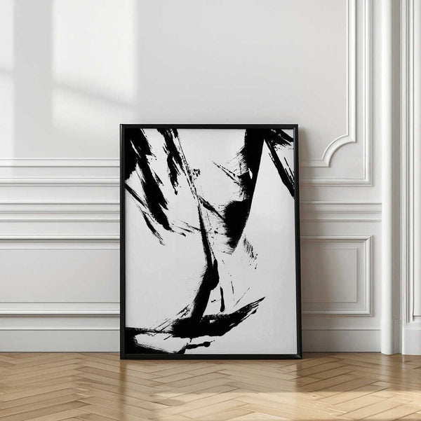 Tablou înramat „Ink Brush Flow” de uplusmestudio