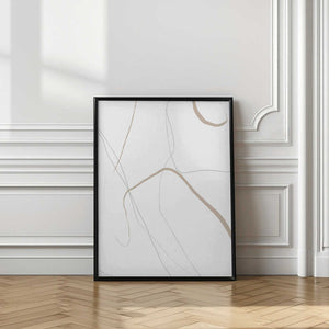 Tablou înramat „Subtle Flow Lines” de uplusmestudio
