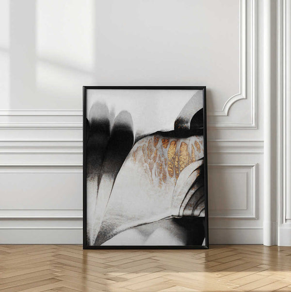 Tablou înramat „Gold Veins” de Elisabeth Fredriksson