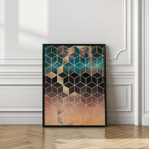 Tablou înramat „Ombre Dream Cubes” de Elisabeth Fredriksson