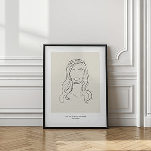 Tablou înramat „Modern Line Art” de NKTN