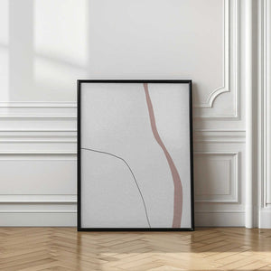 Tablou înramat „Curved Traces” de uplusmestudio