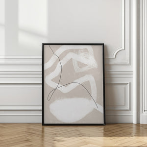 Tablou înramat „Organic Lines And Shapes” de uplusmestudio