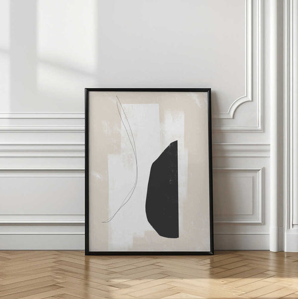 Tablou înramat „Monochrome Harmony” de uplusmestudio