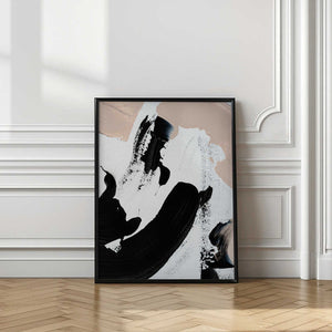Tablou înramat „Monochrome Dance” de uplusmestudio