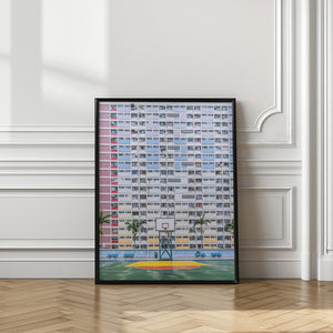 Tablou înramat „"Rainbow" Estate” de HAN XIAOBEI