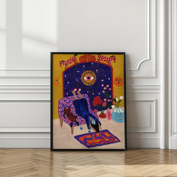 Tablou înramat „Day off from office” de Jota de jai