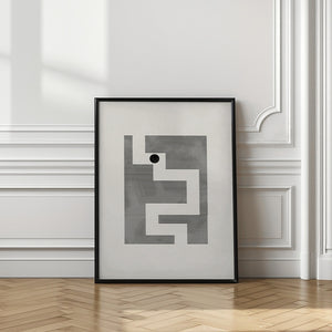 Tablou înramat „Minimalist maze” de Pictufy Studio II