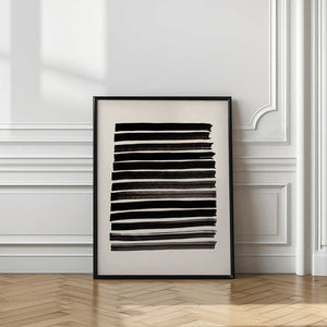 Tablou înramat „Stripes_Beige” de Pictufy Studio II