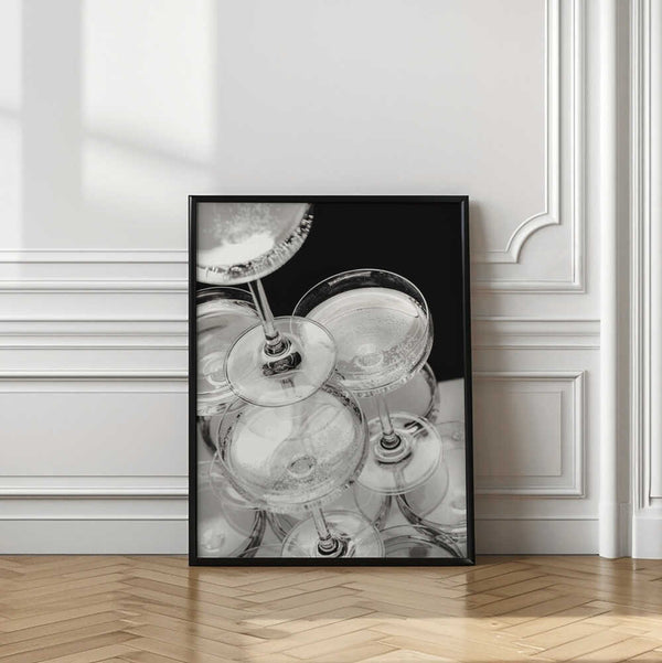 Tablou înramat „Champagne tower_5” de Pictufy Studio III