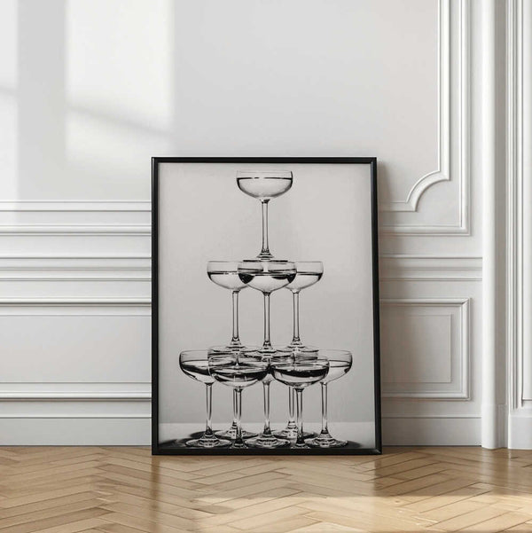 Tablou înramat „Champagne tower_6” de Pictufy Studio III
