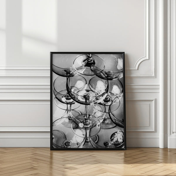 Tablou înramat „Champagne tower_8” de Pictufy Studio III