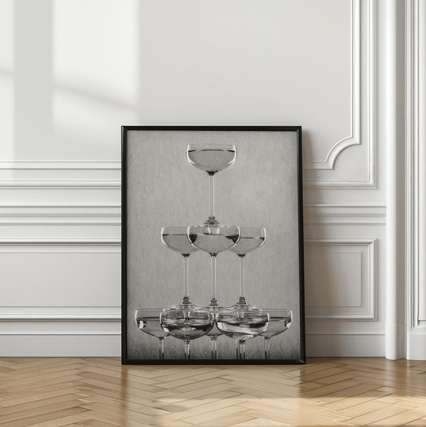 Tablou înramat „Champagne tower_9” de Pictufy Studio III