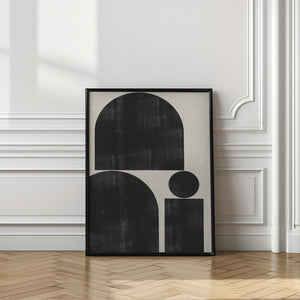 Tablou înramat „Geometric Silence” de THE MIUUS STUDIO