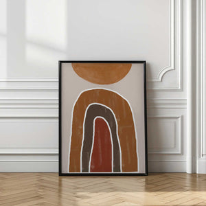 Tablou înramat „Earthy Arches” de THE MIUUS STUDIO
