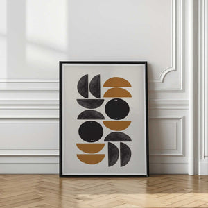 Tablou înramat „Geometric Harmony” de THE MIUUS STUDIO