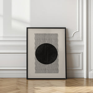 Tablou înramat „Wave Eclipse” de THE MIUUS STUDIO