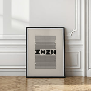 Tablou înramat „Geometric Harmony” de THE MIUUS STUDIO
