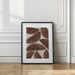 Tablou înramat „Earthy Crescents” de THE MIUUS STUDIO