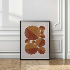 Tablou înramat „Circular Harmony” de THE MIUUS STUDIO