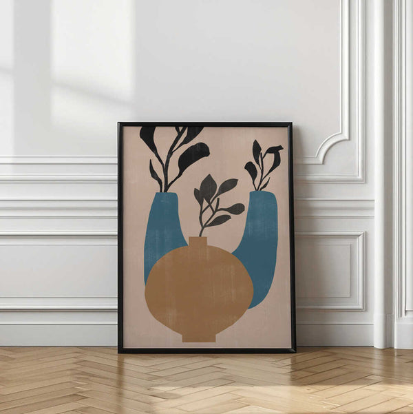 Tablou înramat „Vases No7.” de THE MIUUS STUDIO