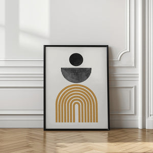 Tablou înramat „Geometric Harmony” de THE MIUUS STUDIO