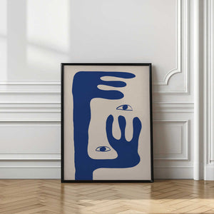 Tablou înramat „Abstract Face No1.” de THE MIUUS STUDIO