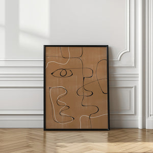 Tablou înramat „Whimsical Lines” de THE MIUUS STUDIO