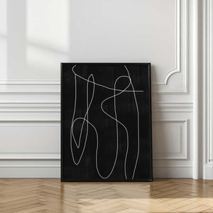 Tablou înramat „Abstract Line No2.” de THE MIUUS STUDIO