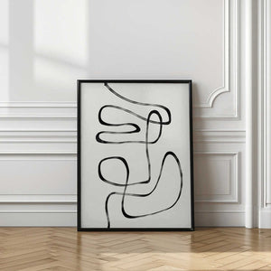 Tablou înramat „Infinite Curves” de THE MIUUS STUDIO