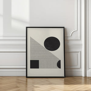 Tablou înramat „Geometric Harmony” de THE MIUUS STUDIO