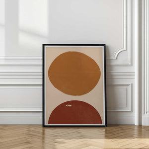 Tablou înramat „Dual Circles Harmony” de THE MIUUS STUDIO