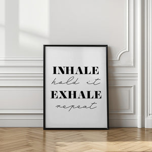 Tablou înramat „Inhale Exhale” de Pictufy Studio II
