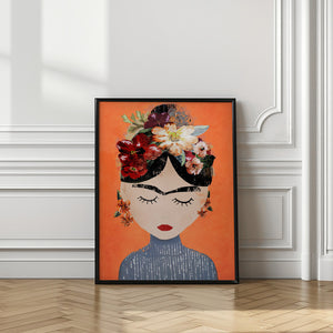 Tablou înramat „Floral Dreamer” de Treechild