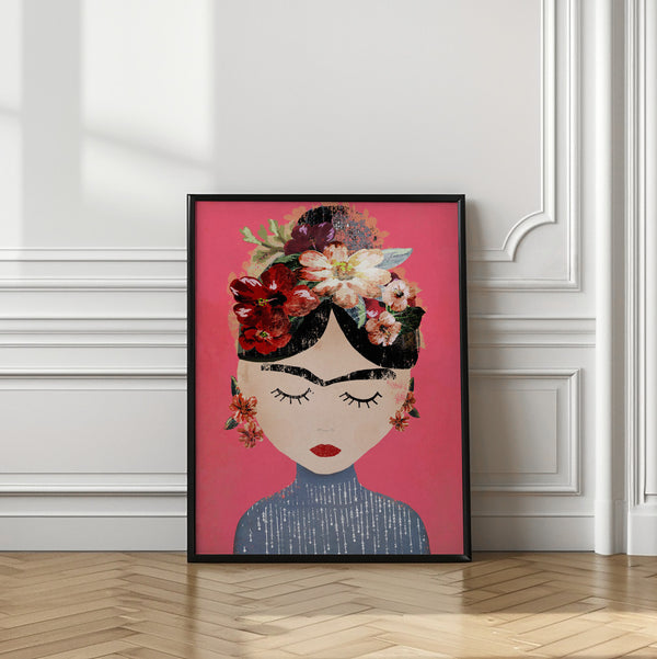 Tablou înramat „Floral Serenity” de Treechild