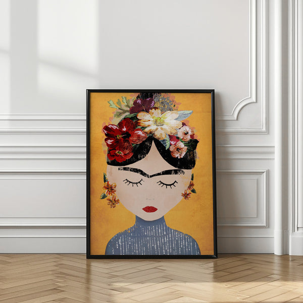 Tablou înramat „Floral Serenity” de Treechild