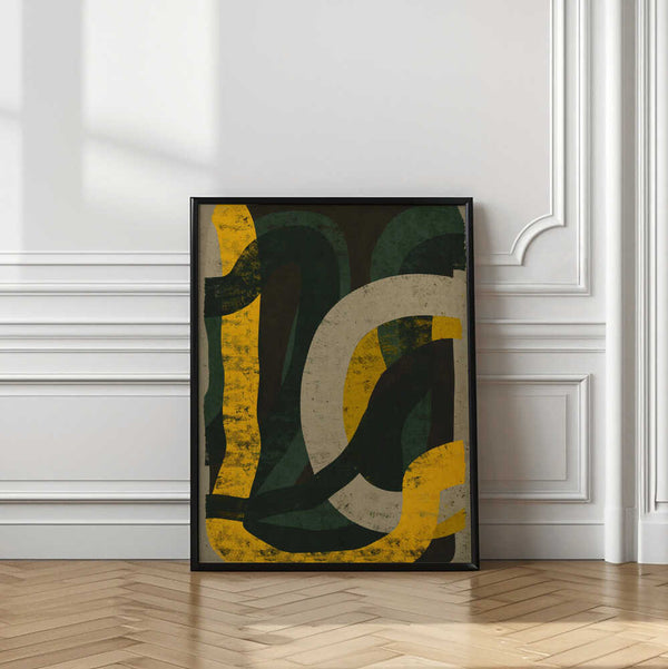 Tablou înramat „Winding Rhythms” de Treechild