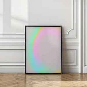 Tablou înramat „Pastel Glow Curve” de Treechild