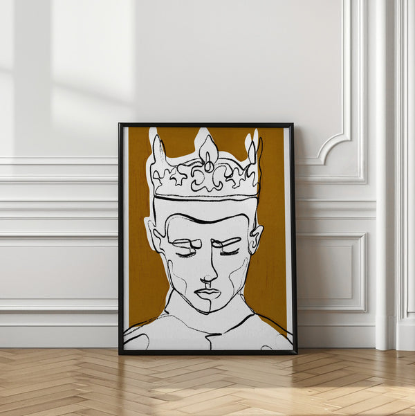 Tablou înramat „Silent Monarch” de Treechild