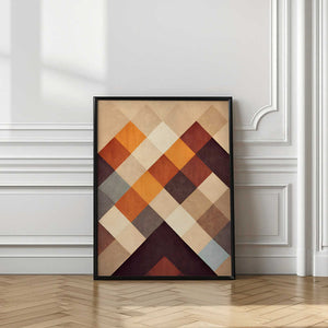 Tablou înramat „Geometric Harmony” de Treechild